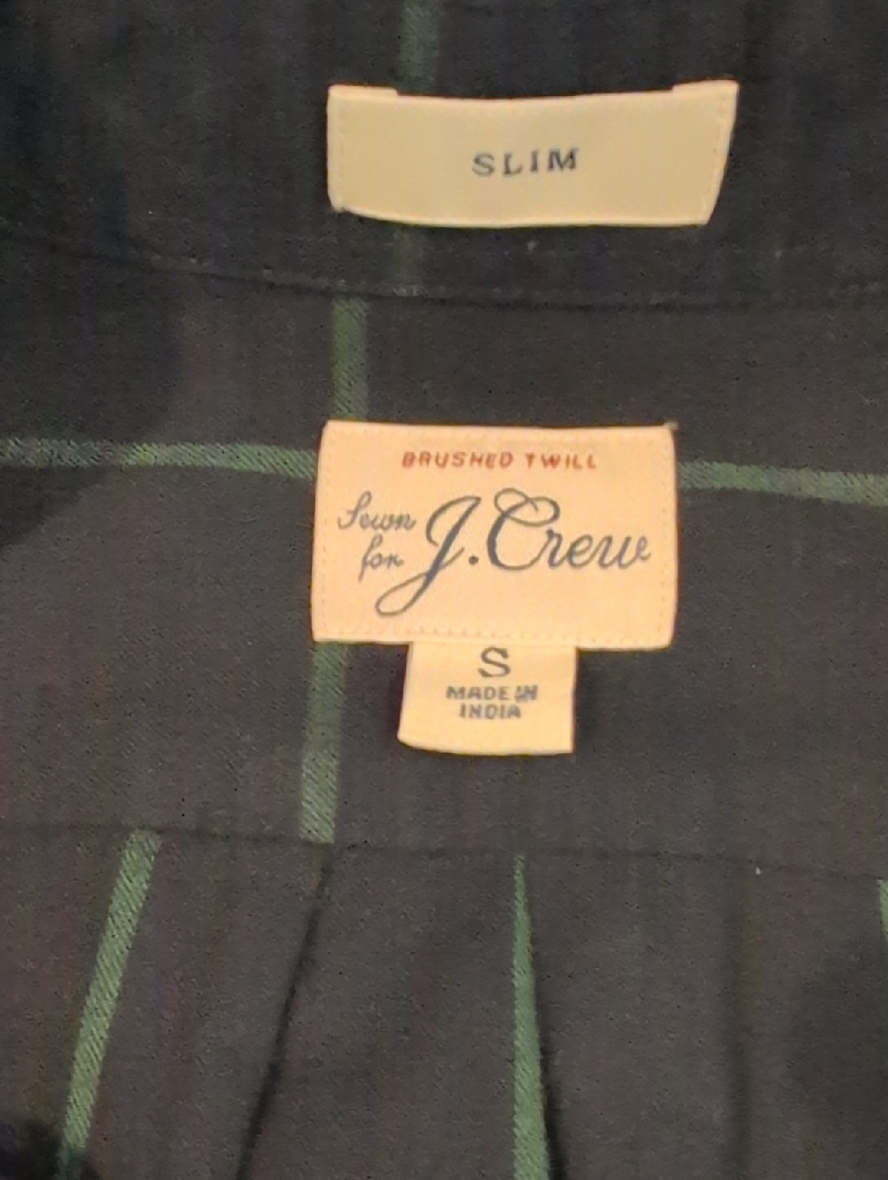 J. Crew Men's Small Slim Fit Brushed Twill Button Down Shirt Style #BJ789 - Picture 2 of 14